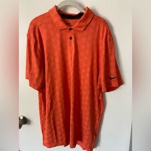 Orange Nike Men’s Golf Polo Large